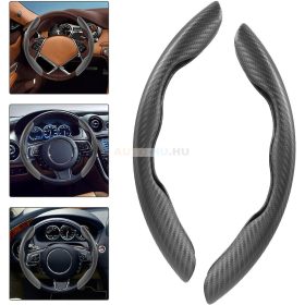 Univerzális karbon kormányvédő - fekete