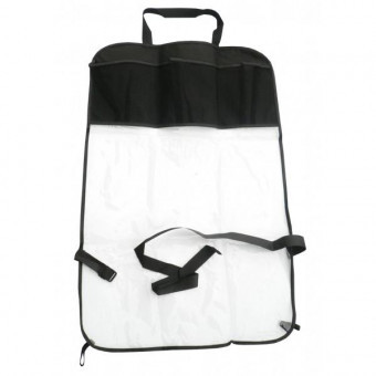 Ülés háttámla védő - átlátszó 60x42 cm autóalkatrész