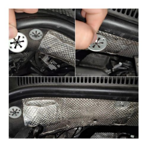 Hővédőlemez rögzítő patent ( Darabár) autóalkatrész