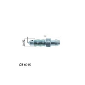 Légtelenítő csavar Fék Hossz 33mm M8x1,25 autóalkatrész