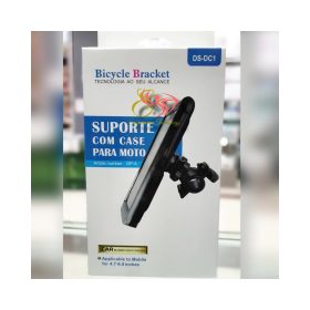 Kerékpár kormányhoz rögzíthető telefontartó tok  autóalkatrész
