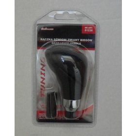  Sebességváltó GOMB univerzális FEKETE, BŐR 