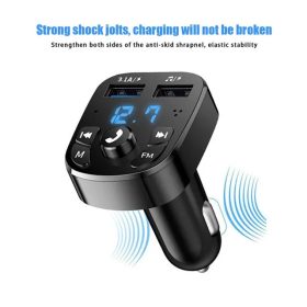  Transzmitter QY-05 FM MP3, bluetooth töltő 2xUSB 
