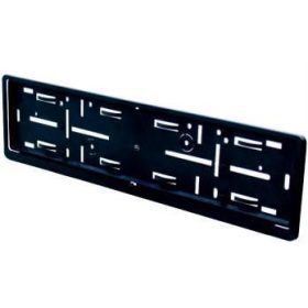 Rendszámtábla tartó műanyag, bedugós     (Darabár) autóalkatrész