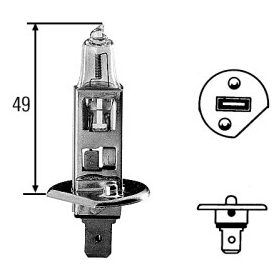 Izzó Hella H1 24V/70W autóalkatrész