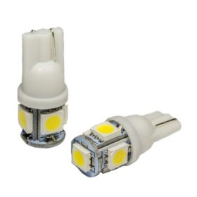 Exod T10-5 SMD 12V white 1pár izzó autóalkatrész
