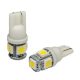 Exod T10-5 SMD 12V white 1pár izzó autóalkatrész