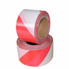 Eurotape kordonszalag, jelölőszalag - piros/fehér 75mm x 100m autóalkatrész