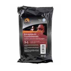 Gorilla Wipes bőrápoló és tisztítókendő 30db/csomag autóalkatrész