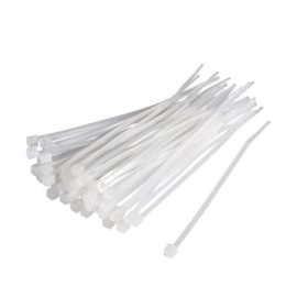  Bradas kábelkötegelő 2,5x200mm - fehér autóalkatrész