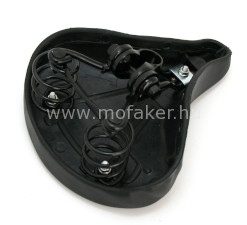 Nyereg rugós puha fekete  240x205