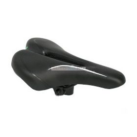 MTB fekete ergonomikus nyereg 