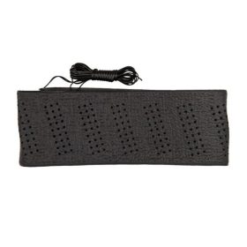  Fűzős, perforált kormányvédő 37-39 cm  autóalkatrész