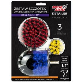 Behajtóba rögzíthető kefekészlet 3db-os autóalkatrész