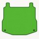Méretazonos csomagtértálca zöld alap, zöld szegéllyel – EVADORO prémium autós kiegészítő