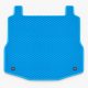 Méretazonos csomagtértálca világoskék alap, világoskék szegéllyel – EVADORO prémium autós kiegészítő