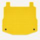 Méretazonos csomagtértálca sárga alap, sárga szegéllyel – EVADORO prémium autós kiegészítő